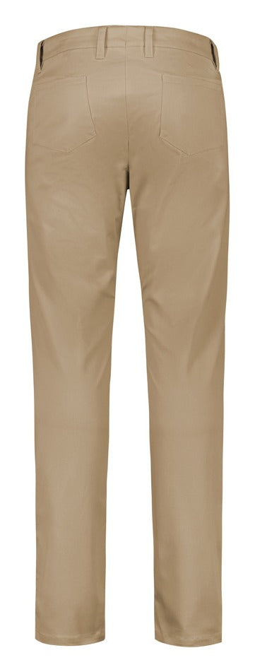 Traveller Mens Modern Stretch Chino Pant Desert back view