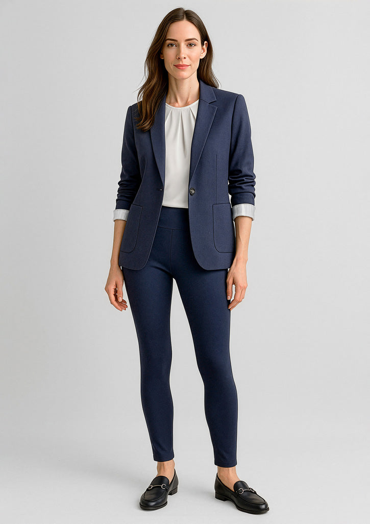 Scuba Ponte Womens High-rise Pull-on Corporate Legging-RGP303L-biz-corporates-0