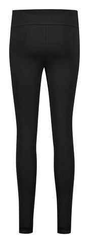 Scuba Ponte Womens High-rise Pull-on Corporate Legging Black back view