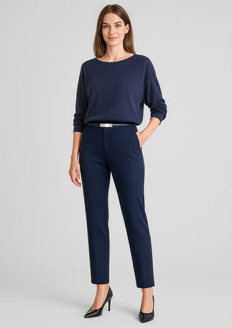 Scuba Ponte Womens Mid-rise Pull-on Pant-RGP304L-biz-corporates-1