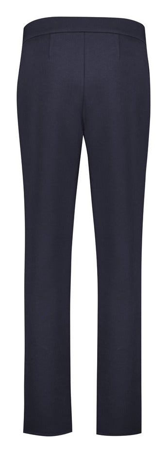 Scuba Ponte Womens Mid-rise Pull-on Pant Navy back view