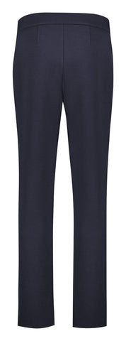 Scuba Ponte Womens Mid-rise Pull-on Pant Navy back view