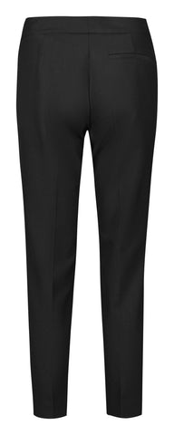 Siena Womens 7/8 Mid-waist Slim Leg Pant Black back view