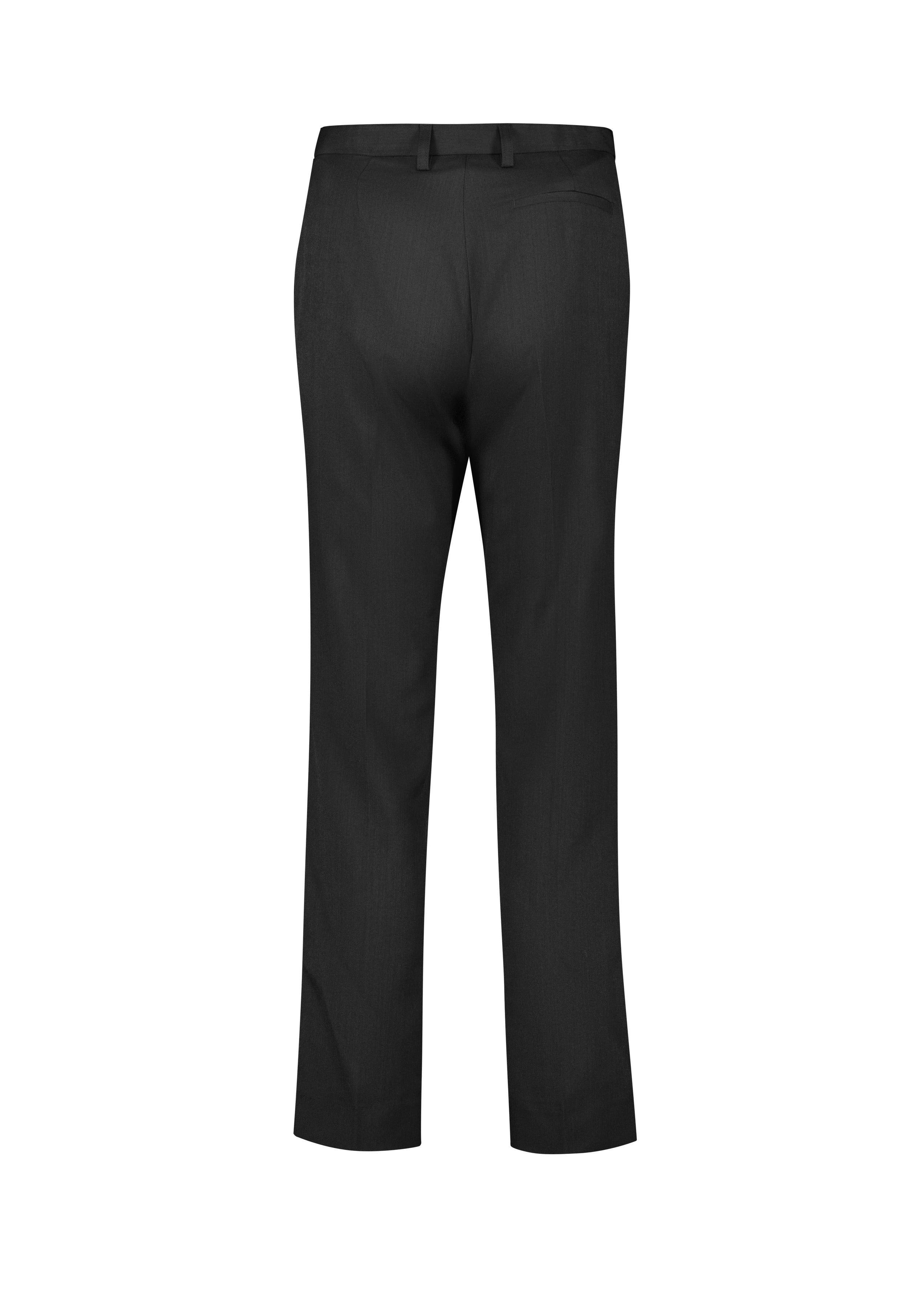 Cool Stretch Womens Tapered Leg Adjustable Waist Pant Black back view