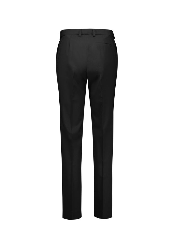 Renew Womens Tapered Adjustable Waist Pant Pencil Black back view