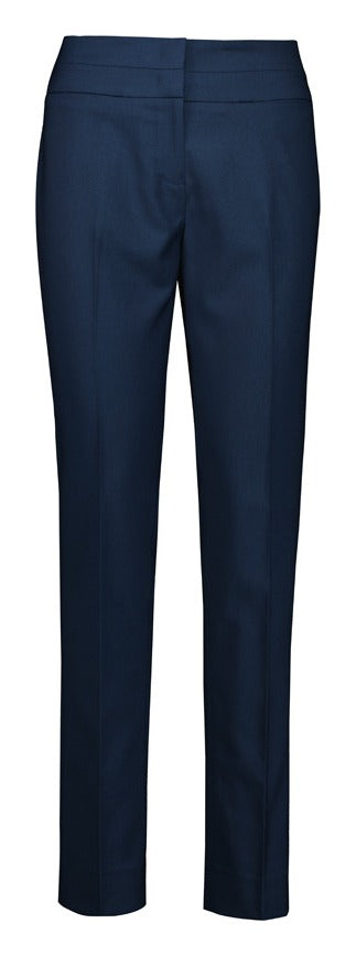 Renew Womens Mid-Waist Slim Leg Pant Navy Dusk front view