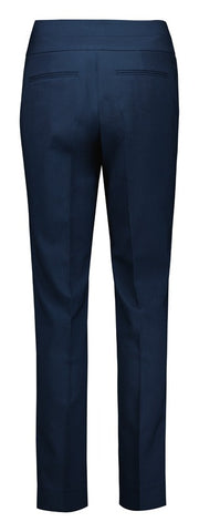 Renew Womens Mid-Waist Slim Leg Pant Navy Dusk back view