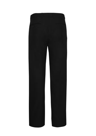Siena Mens Adjustable Waist Pant Black back view