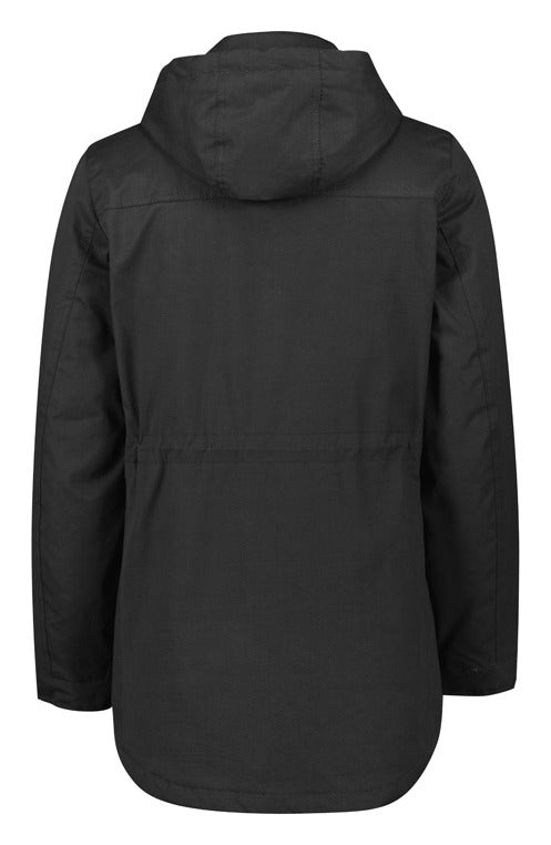 Melbourne Womens Comfort Jacket Black back view