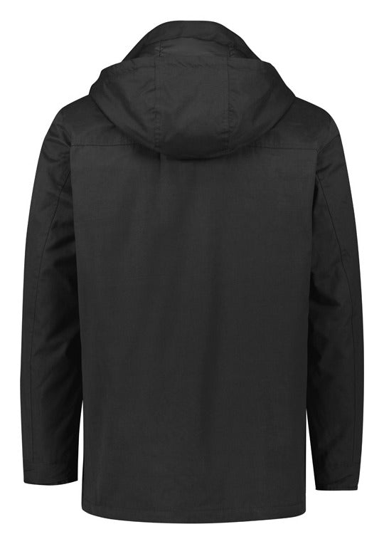 Melbourne Mens Comfort Jacket Black back view