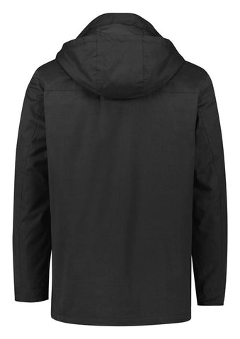 Melbourne Mens Comfort Jacket Black back view