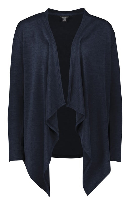 Sofia Womens Waterfall Cardigan Navy front view
