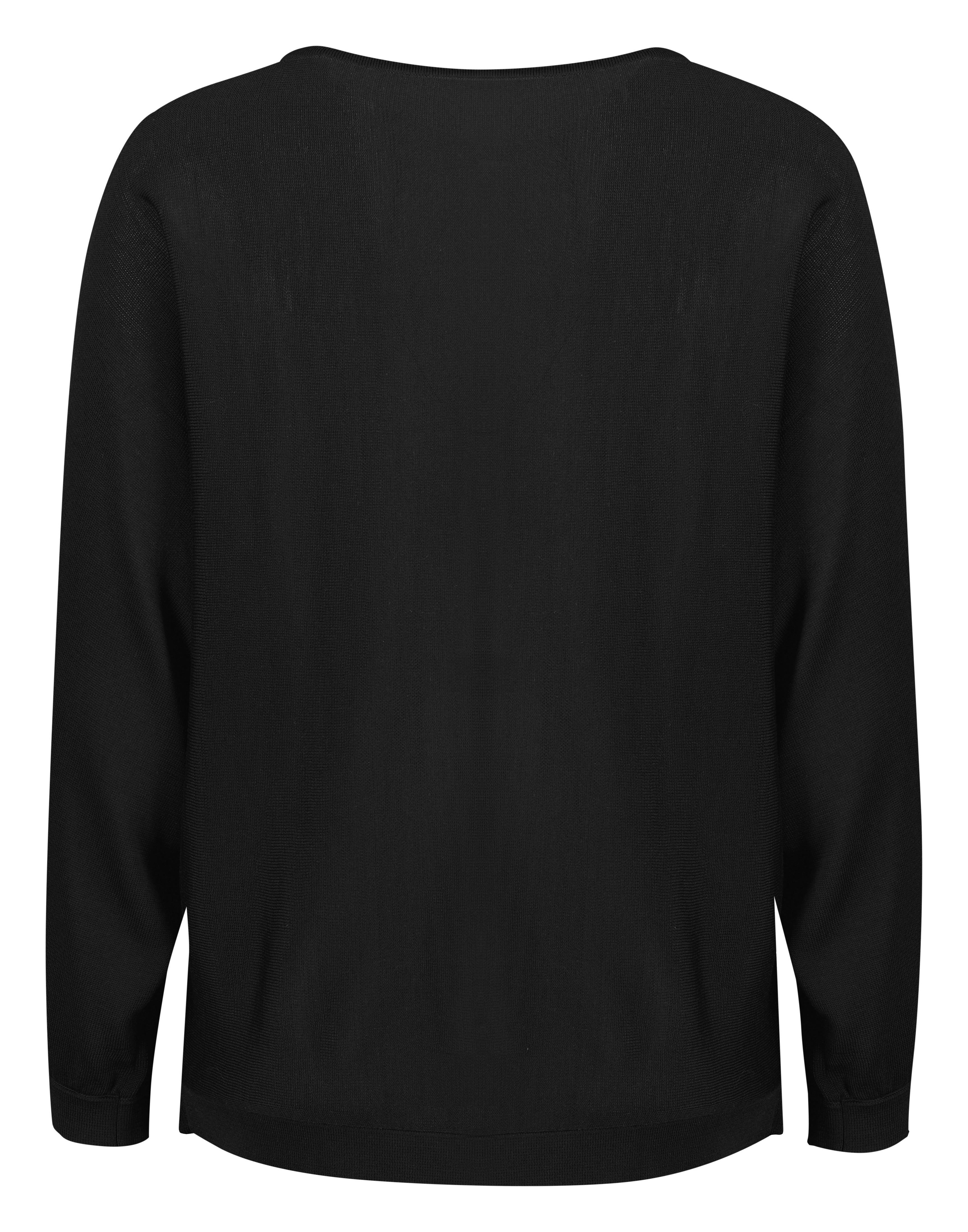 Skye Womens Batwing Sweater Top Black back view