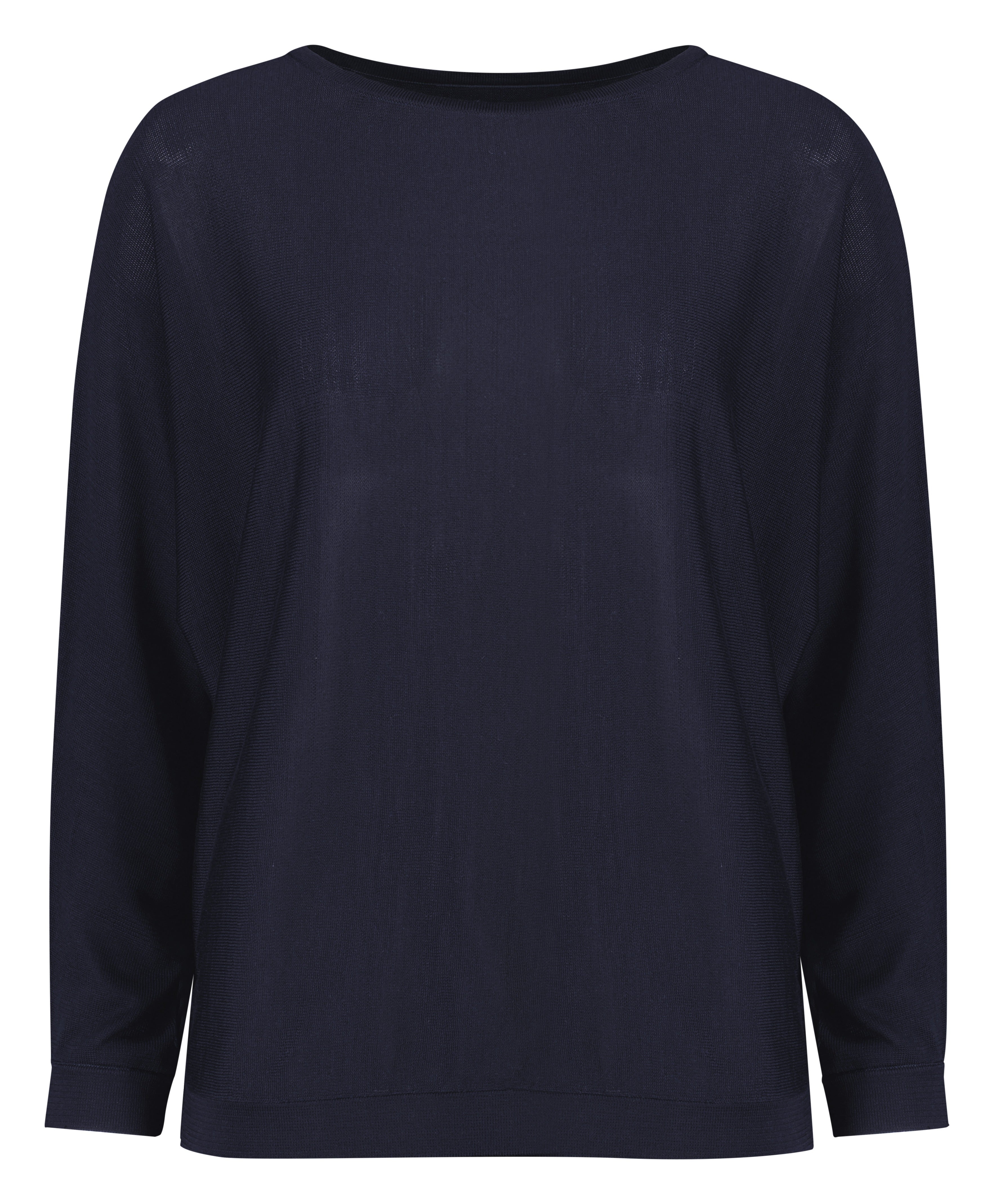 Skye Womens Batwing Sweater Top in Navy