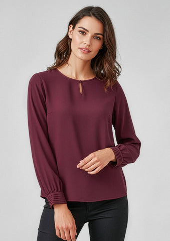 Evelyn Womens Long Sleeve Blouse-RU569LL-biz-corporates-3