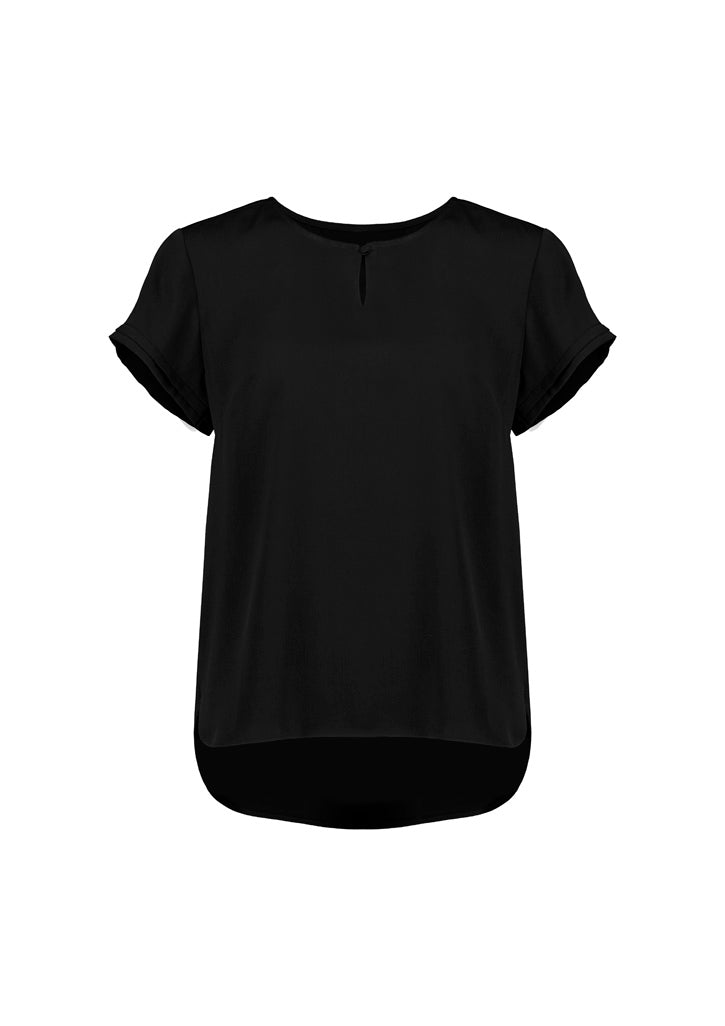 Evelyn Womens Short Sleeve Blouse-RU569LS-biz-corporates-4