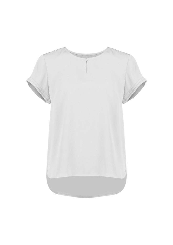 Evelyn Womens Short Sleeve Blouse-RU569LS-biz-corporates-2