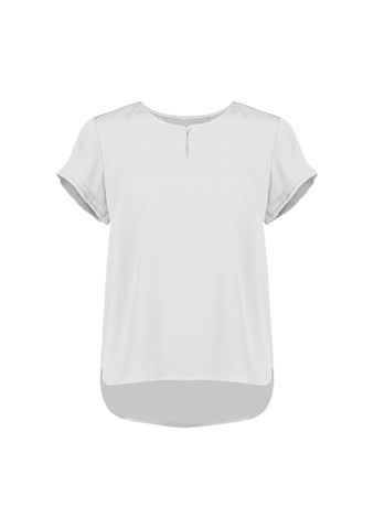 Evelyn Womens Short Sleeve Blouse-RU569LS-biz-corporates-2