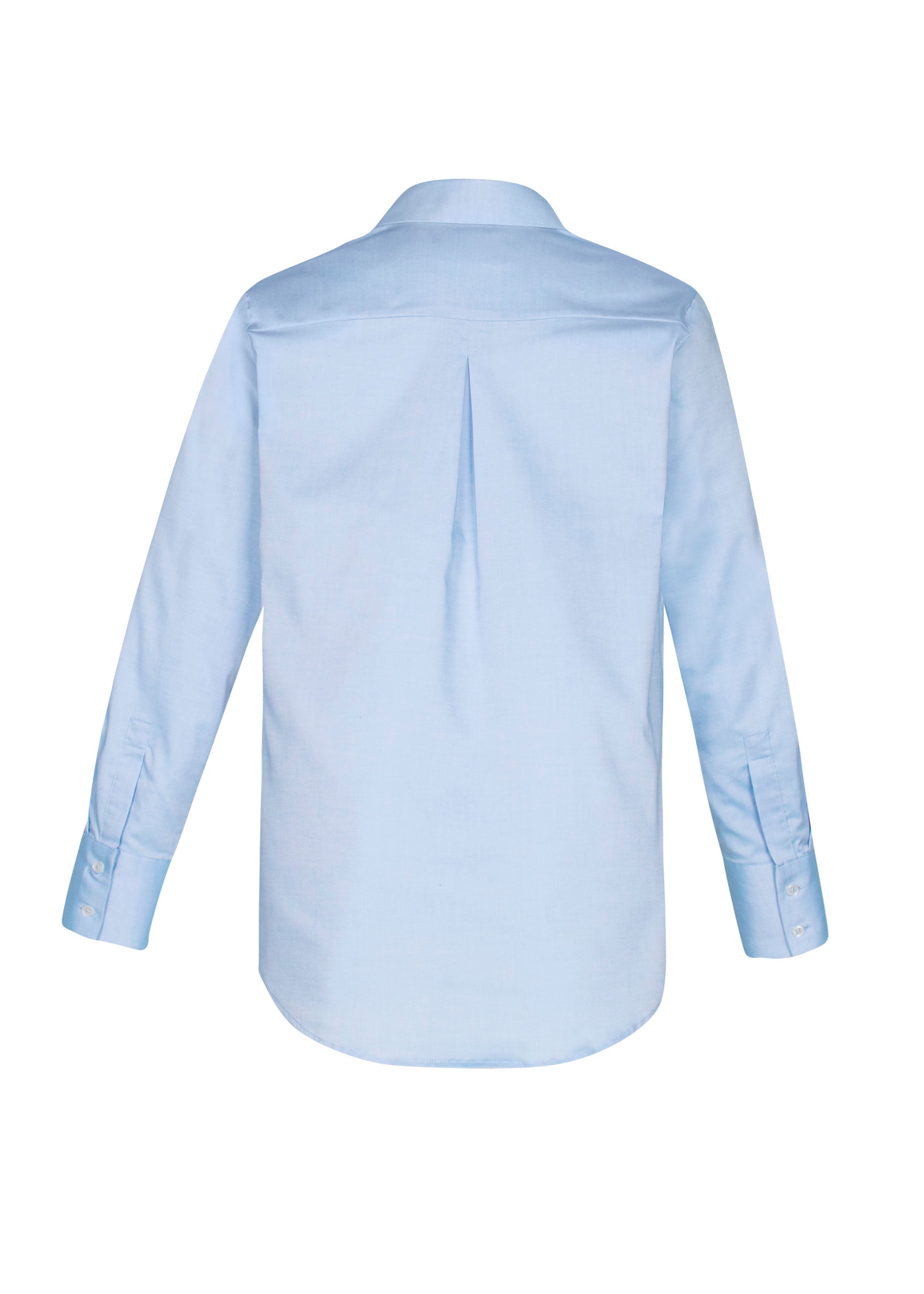 Camden Womens Long Sleeve Shirt Blue back view