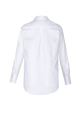 Camden Womens Long Sleeve Shirt White back view