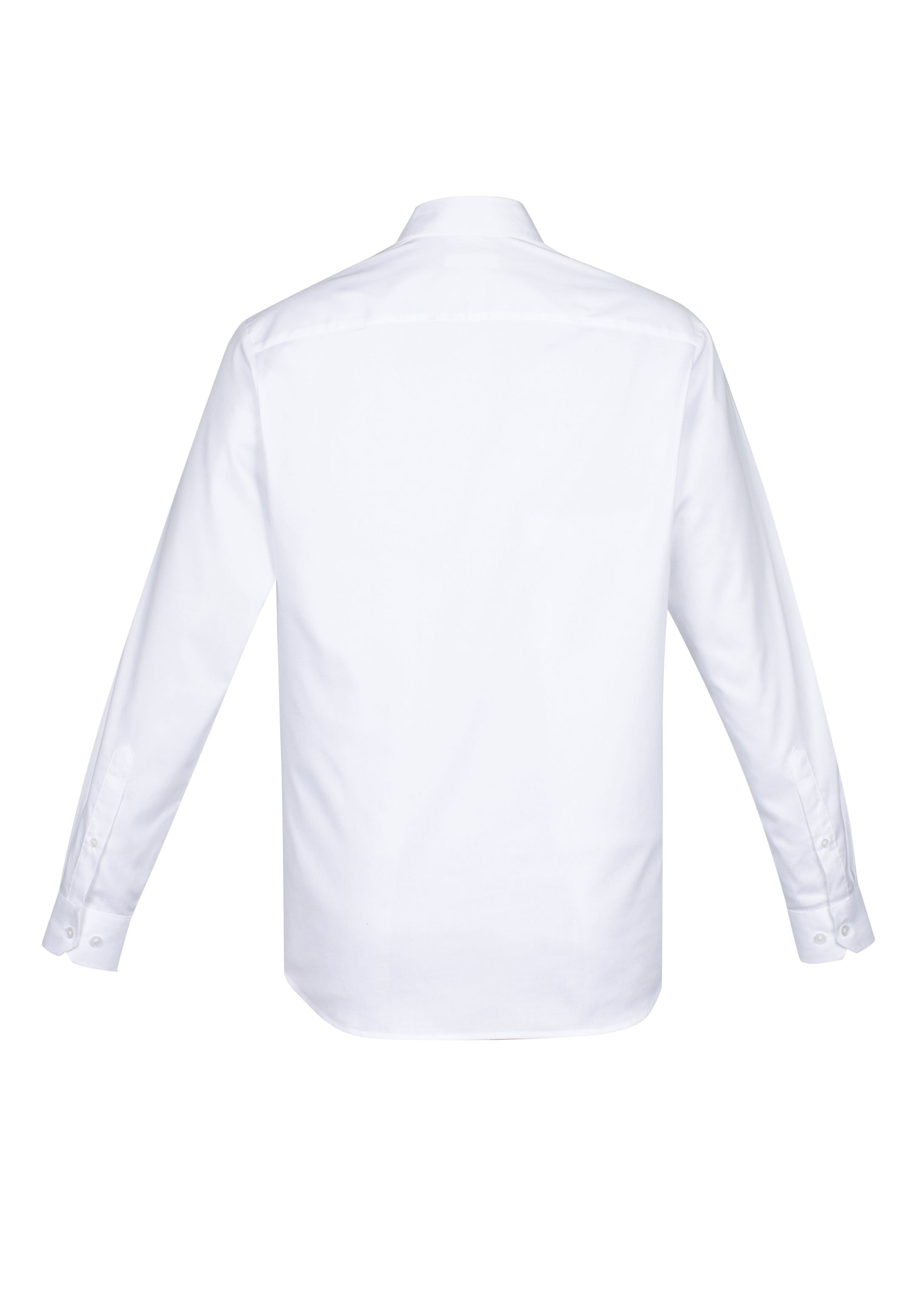 Camden Mens Long Sleeve Shirt White back view
