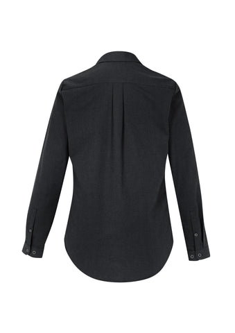 Memphis Womens Long Sleeve Shirt Black back view