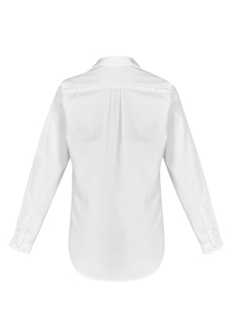 Memphis Womens Long Sleeve Shirt White back view