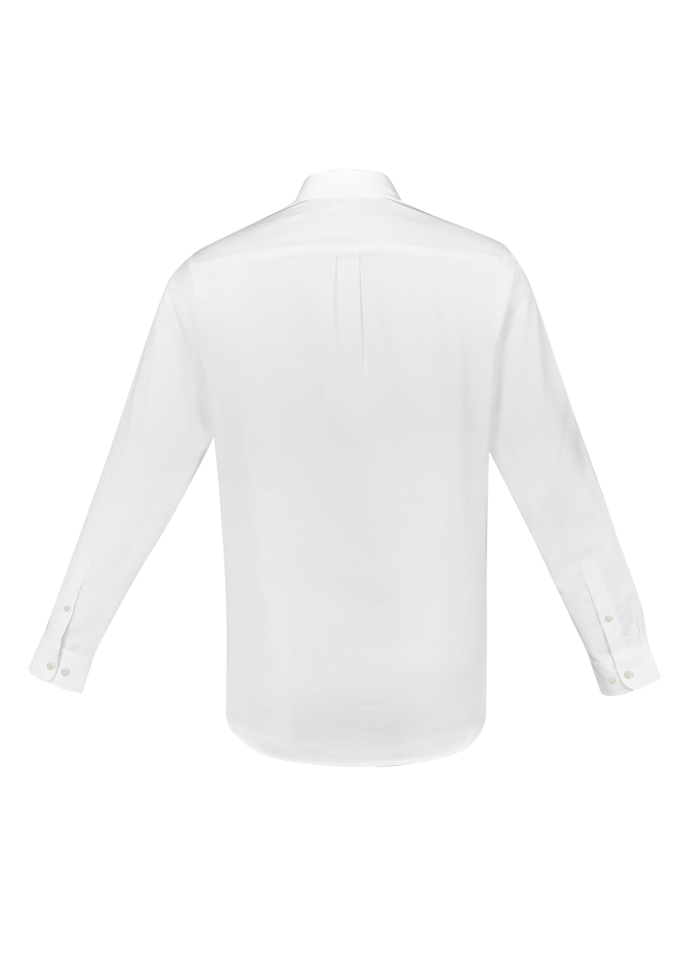 Memphis Mens Long Sleeve Shirt White back view