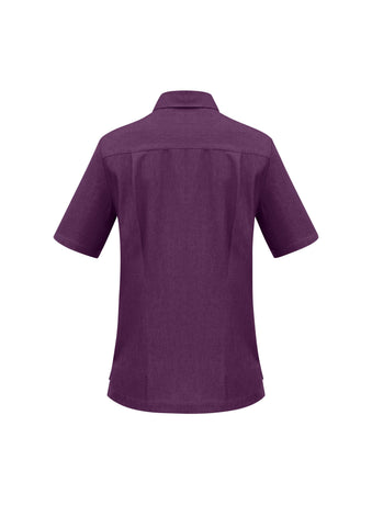 Oasis Womens Overblouse Grape back view