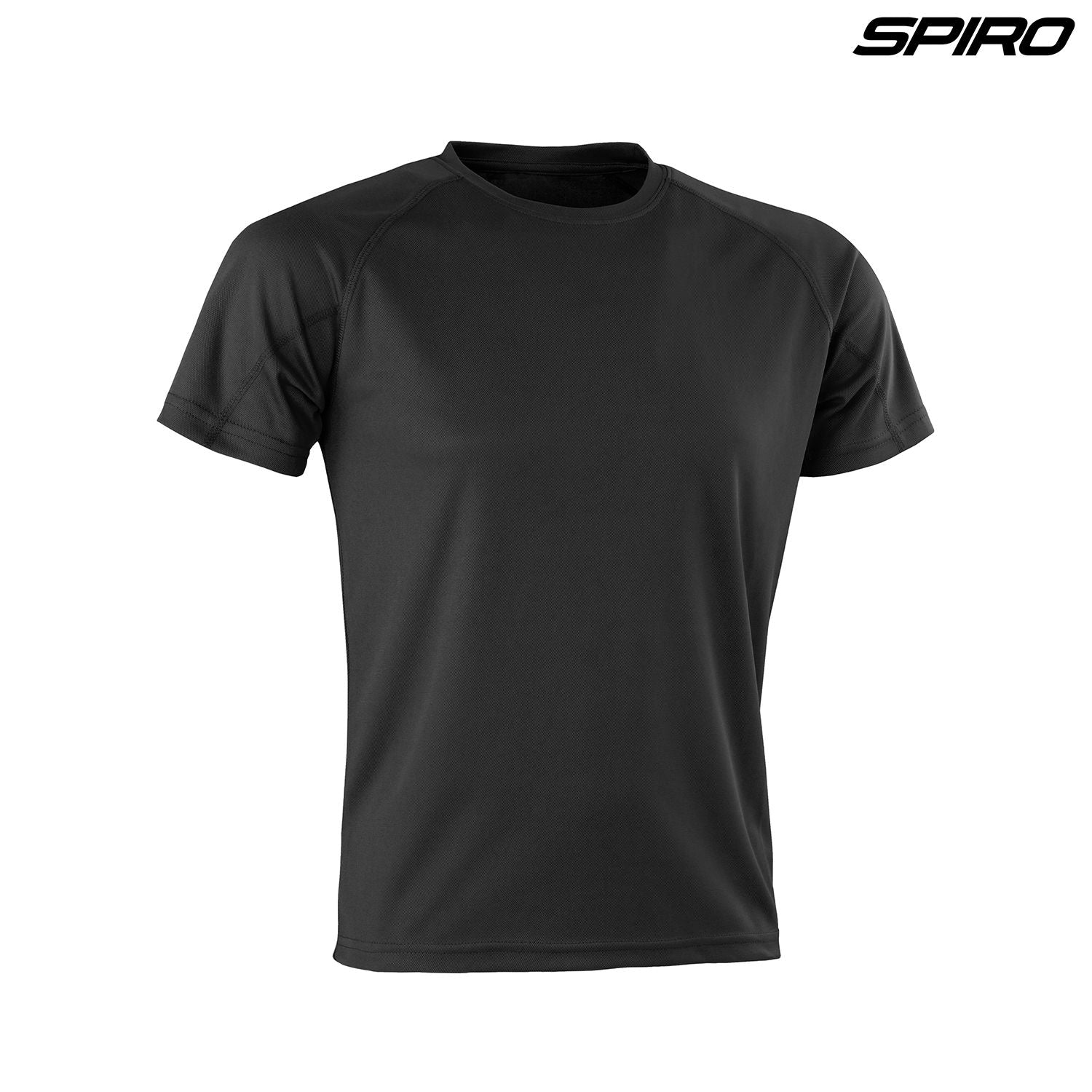 S287X Spiro Adult Impact Performance Aircool T-Shirt - Black