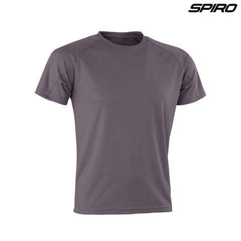 S287X Spiro Adult Impact Performance Aircool T-Shirt - Grey