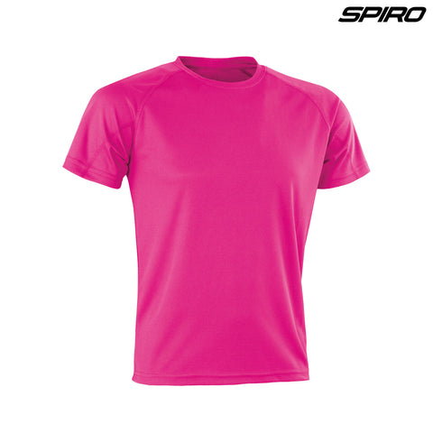 S287X Spiro Adult Impact Performance Aircool T-Shirt - Super Pink