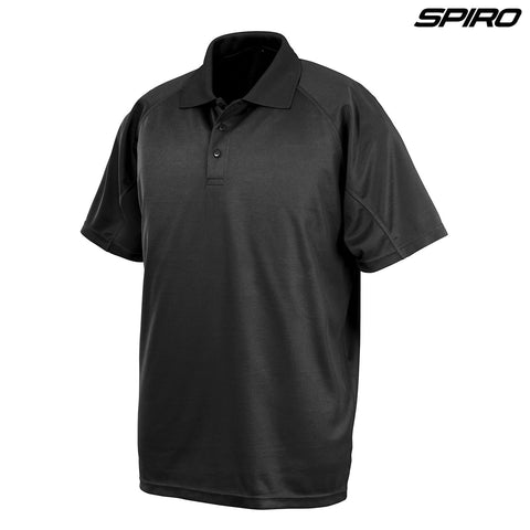 S288X Spiro Impact Performance Aircool Polo - Black