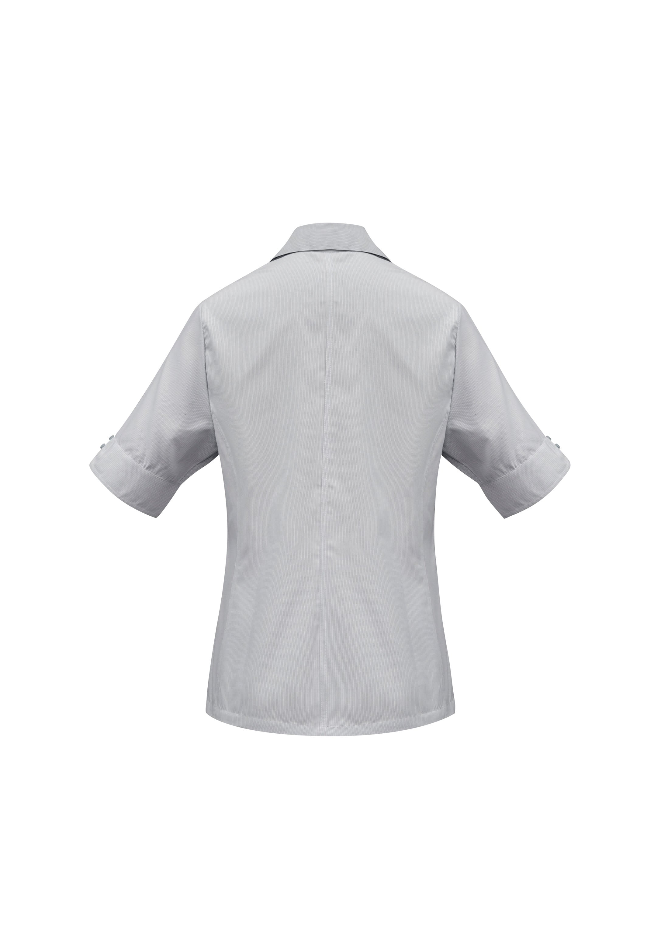 Ambassador Womens Short Sleeve Silver Grey back view