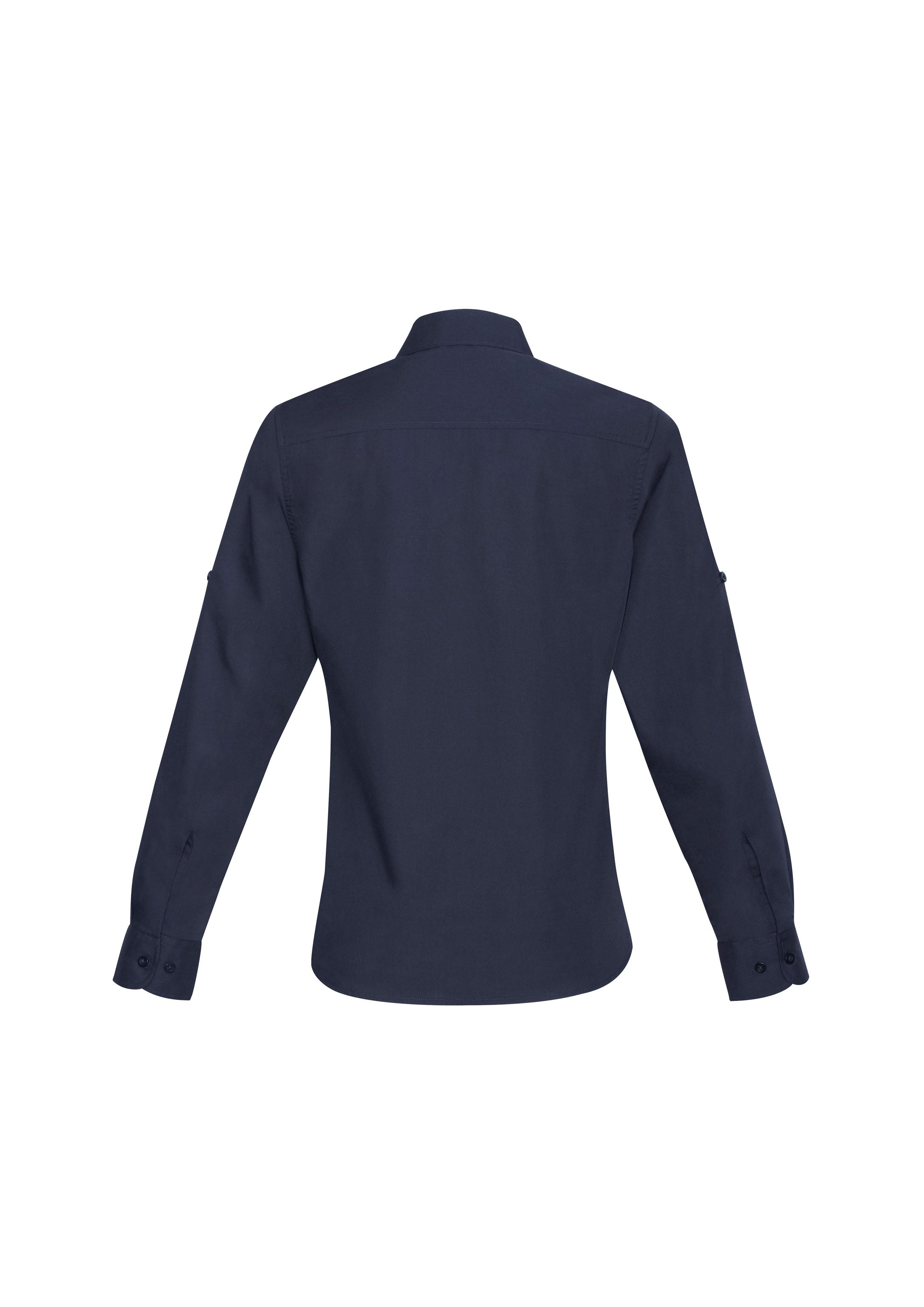 Bondi Womens Long Sleeve Shirt Navy back view
