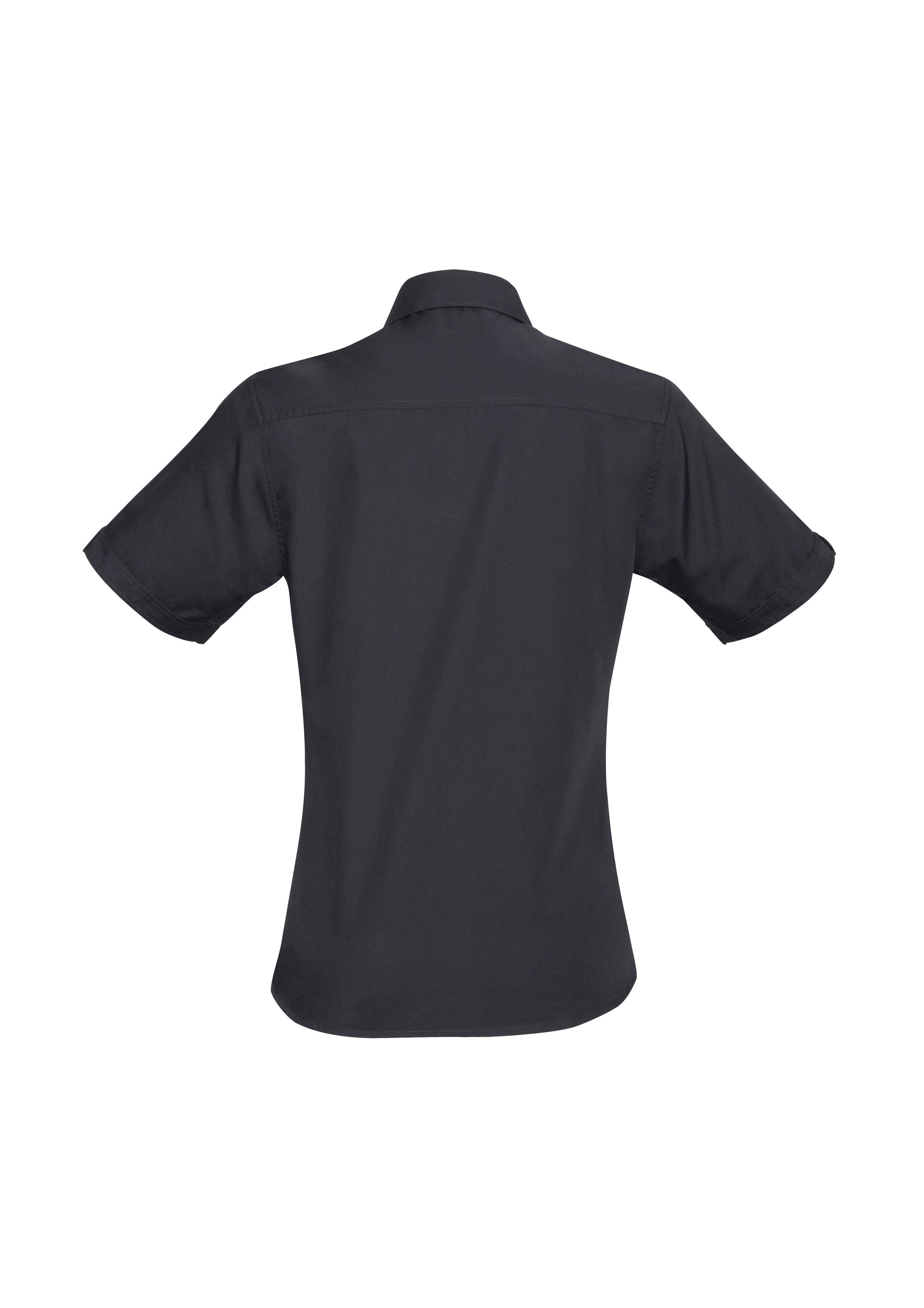 Bondi Womens Short Sleeve Shirt Charcoal back view