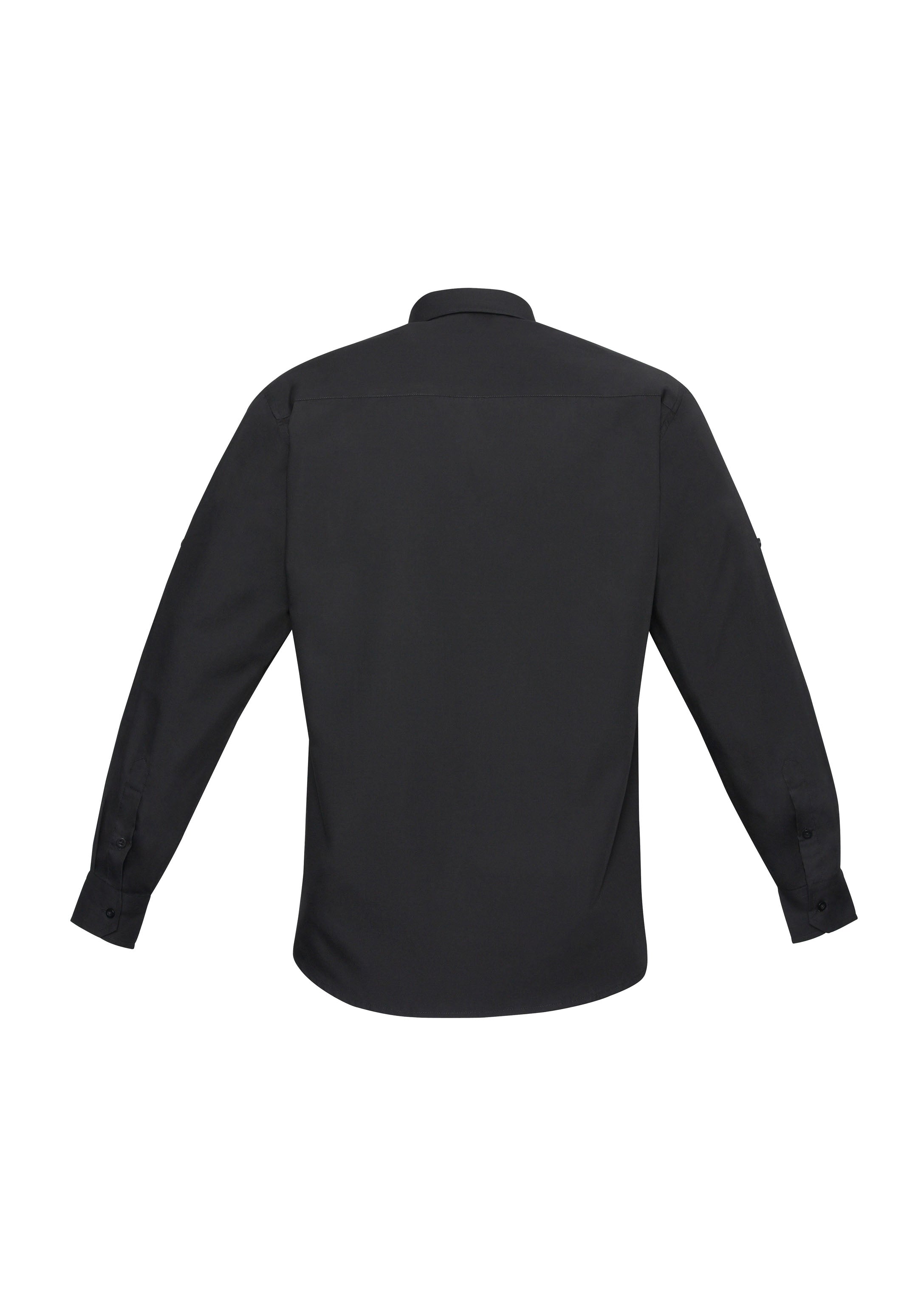 Bondi Mens Long Sleeve Shirt Black back view