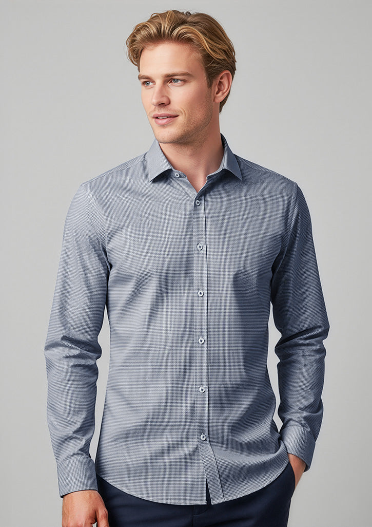 Bristol Mens Tailored Long Sleeve Shirt-S339ML-biz-collection-0