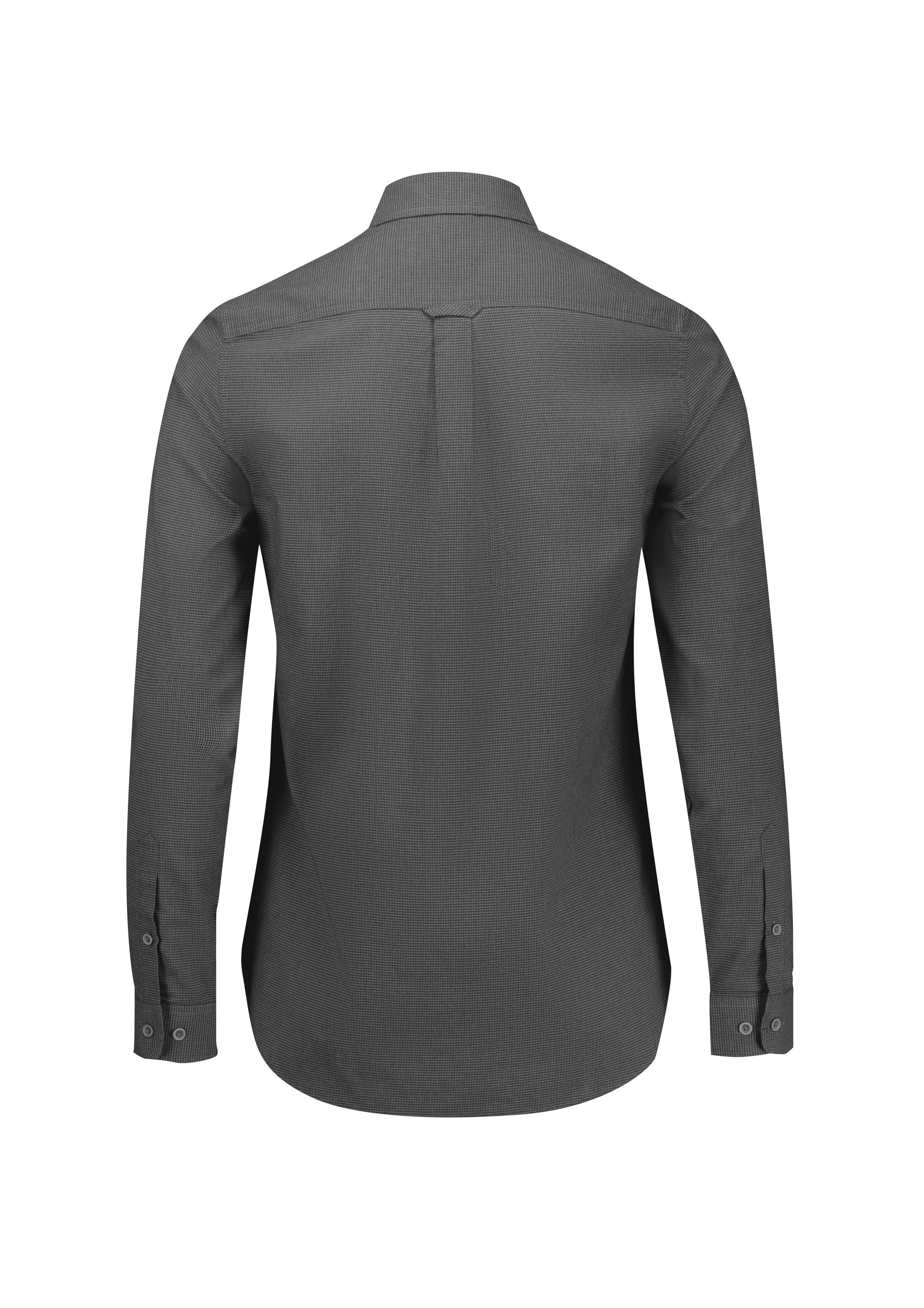 Soul Womens Long Sleeve Shirt Grey back view