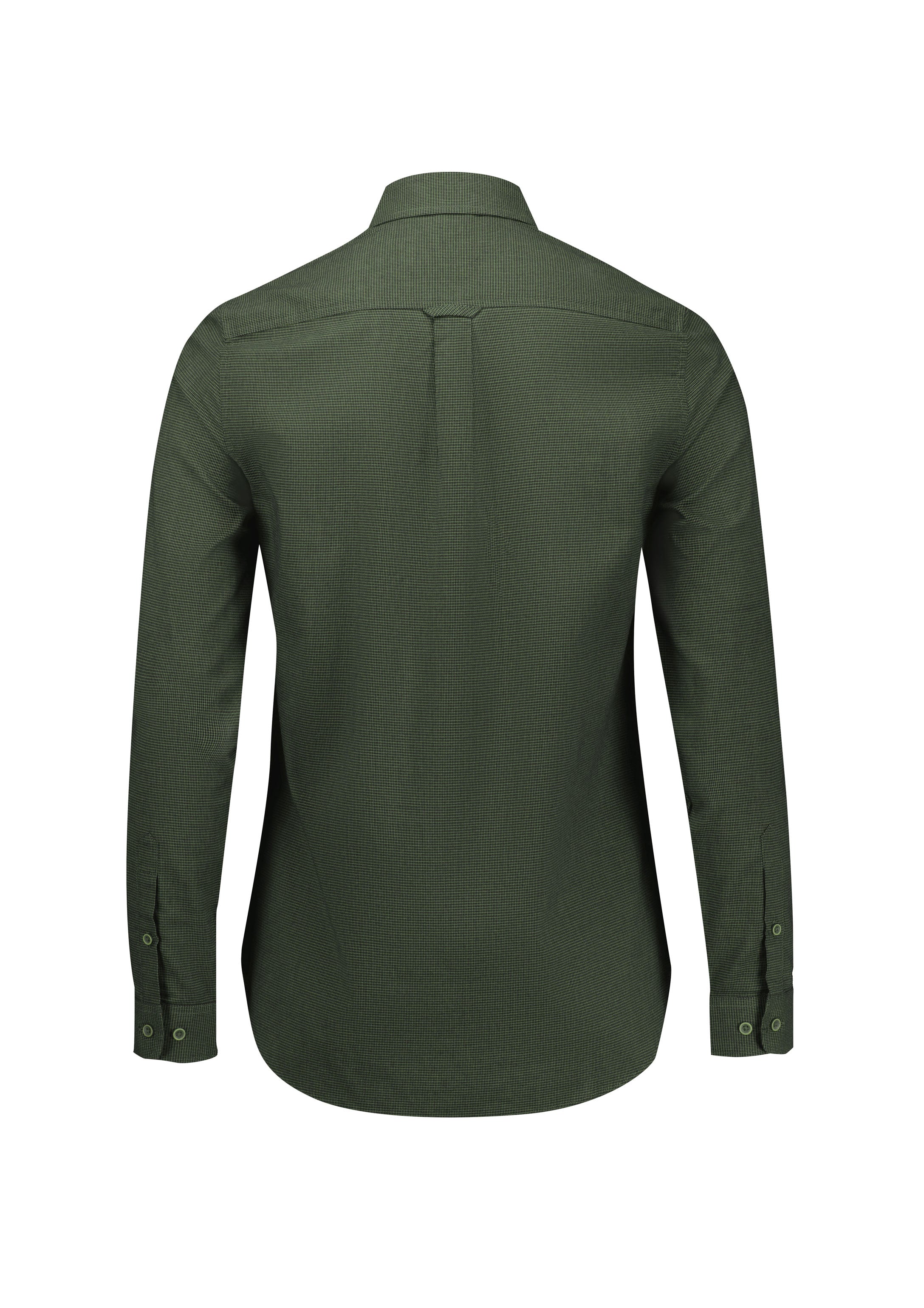 Soul Womens Long Sleeve Shirt Olive back view