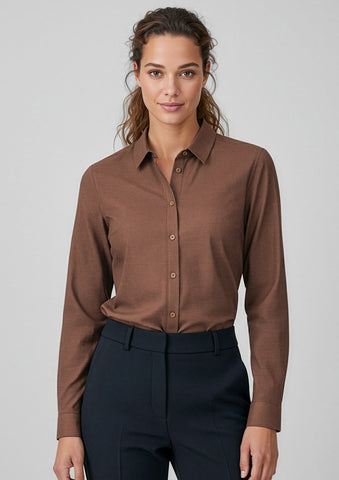 Soul Womens Long Sleeve Shirt-S421LL-biz-collection-1