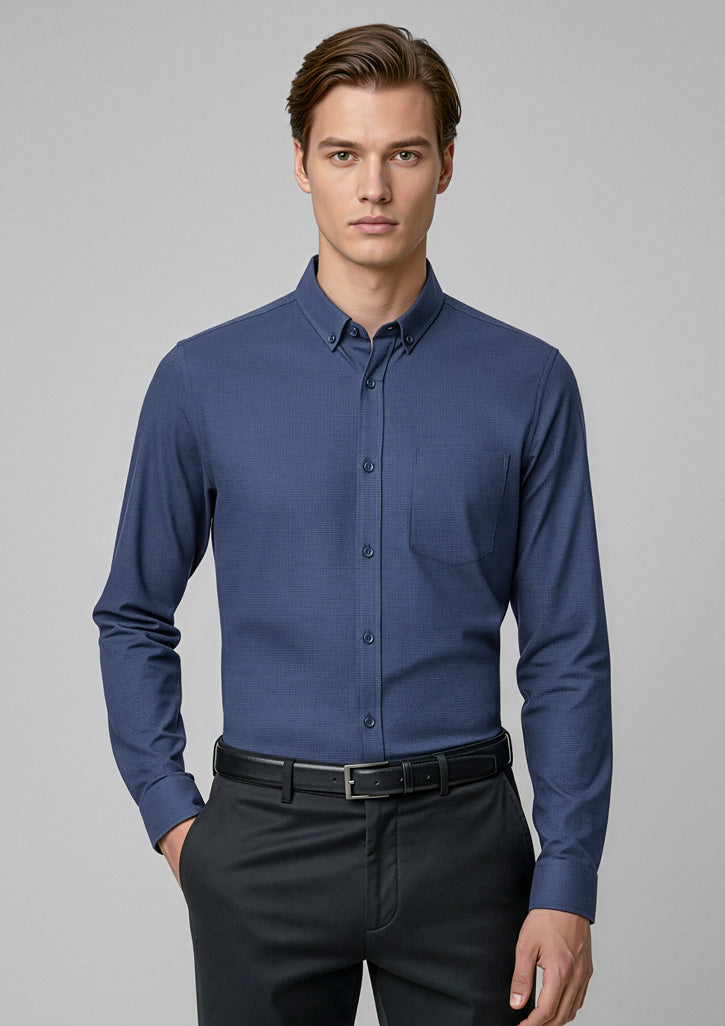 Soul Mens Long Sleeve Shirt-S421ML-biz-collection-0