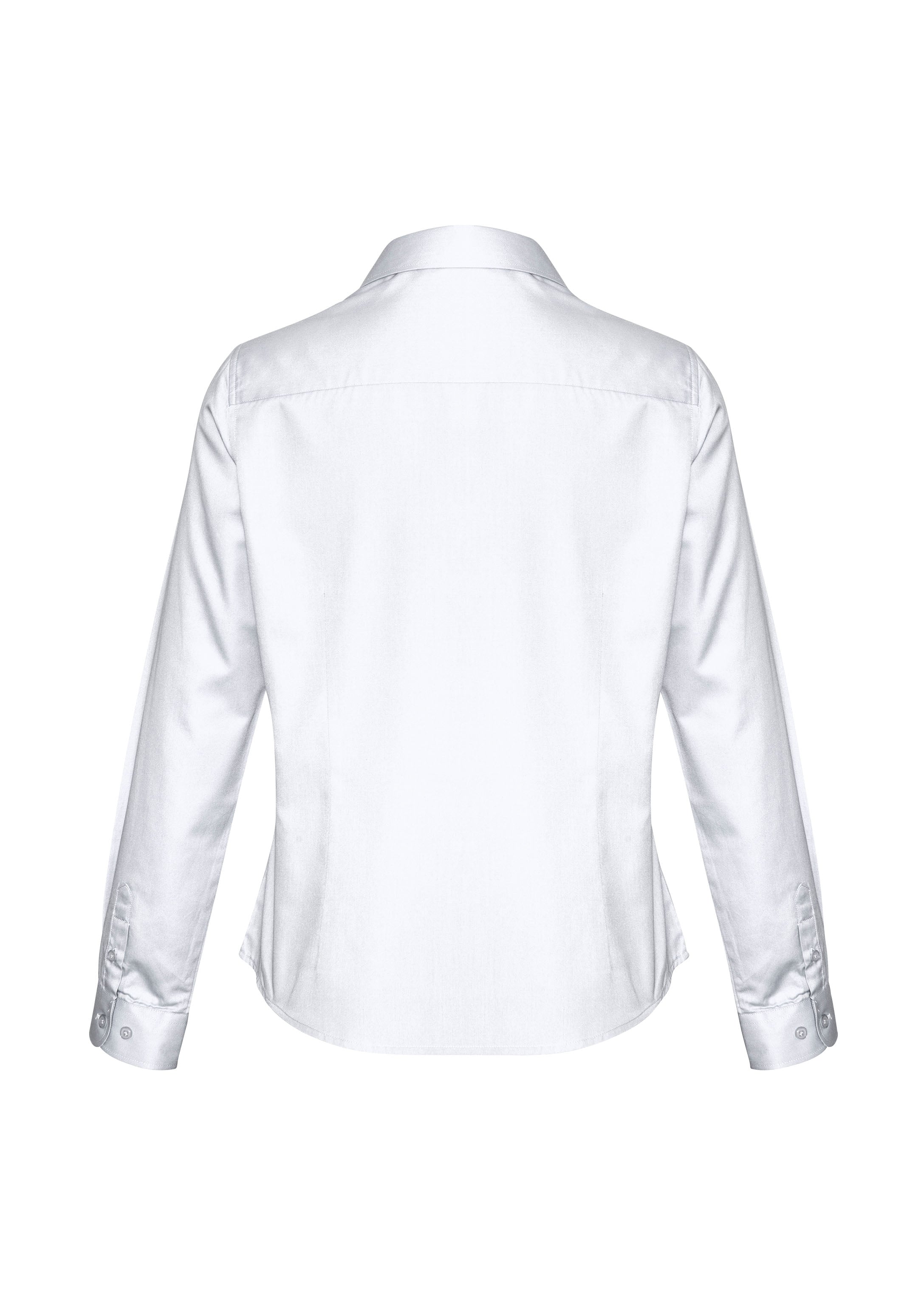 Dalton Womens Long Sleeve Shirt White back view
