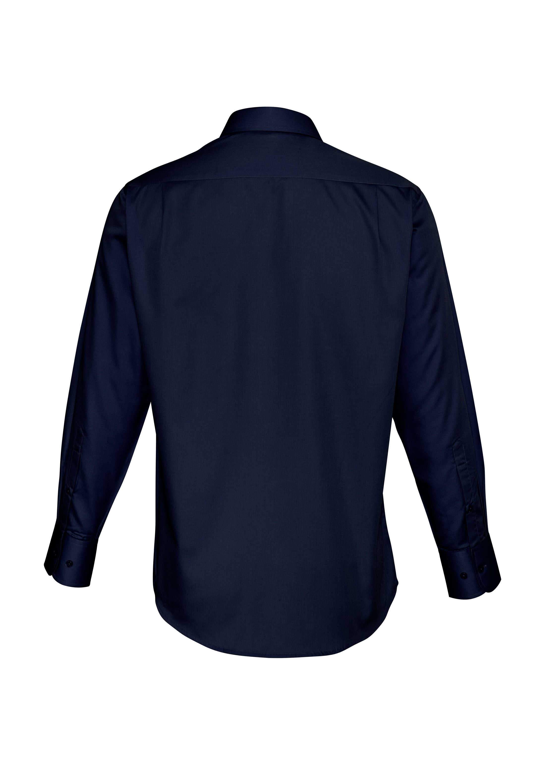 Dalton Mens Long Sleeve Shirt Navy back view