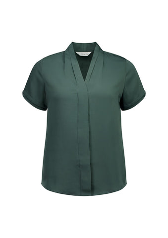 Madison Womens Short Sleeve Shirt Seafoam