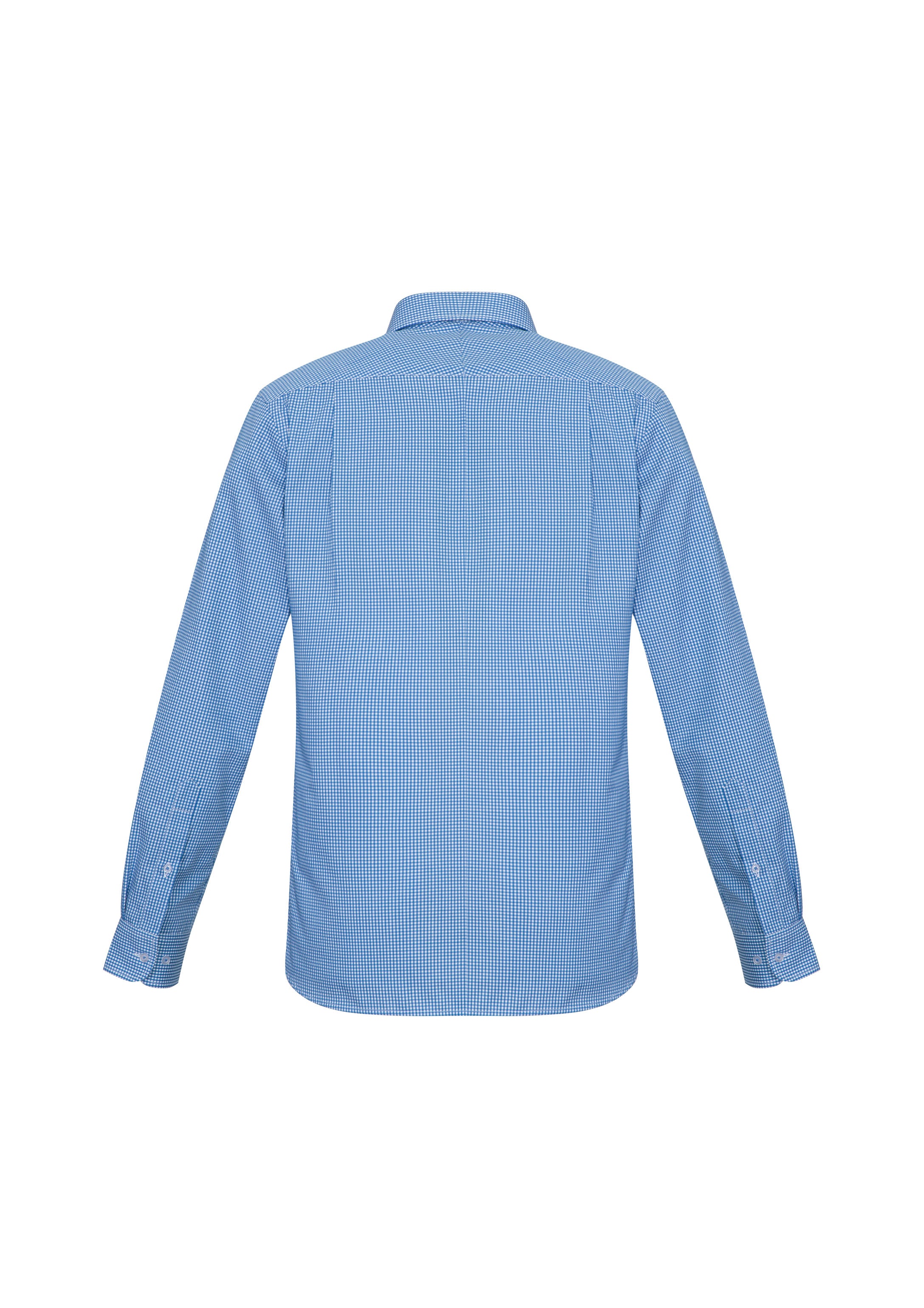 Ellison Mens Long Sleeve Shirt French Blue back view