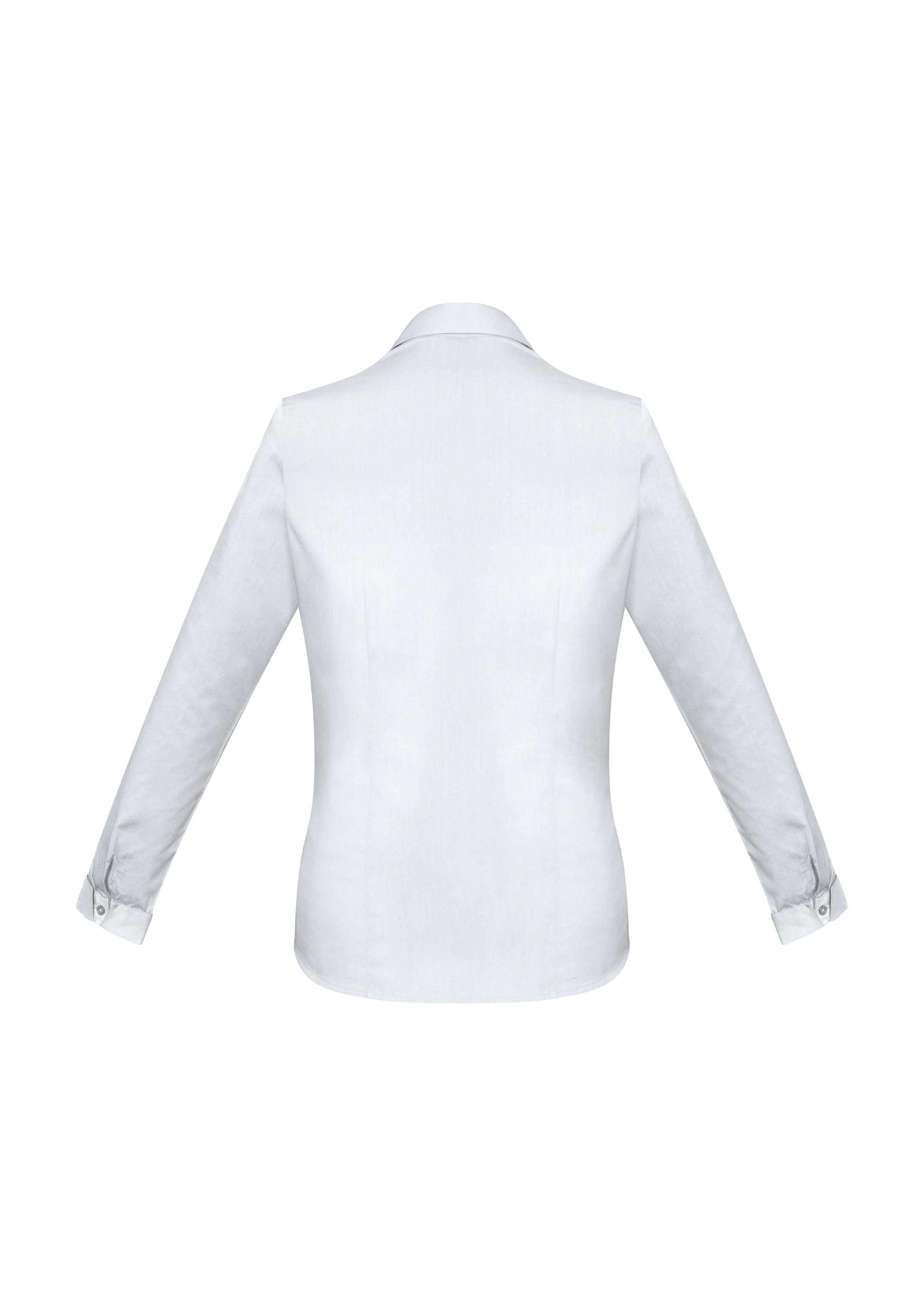 Monaco Womens Long Sleeve Shirt White back view