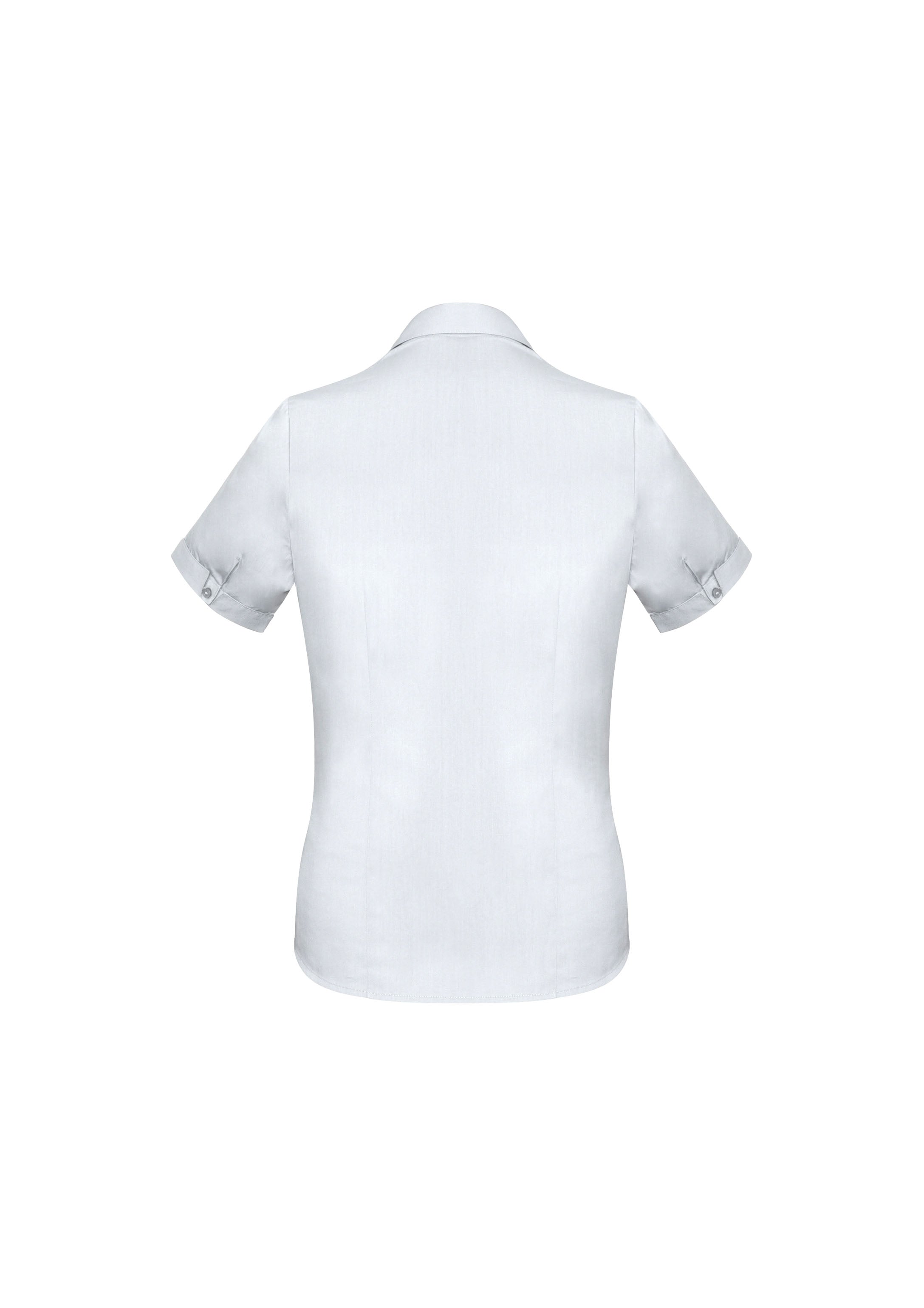 Monaco Womens Short Sleeve Shirt White back view