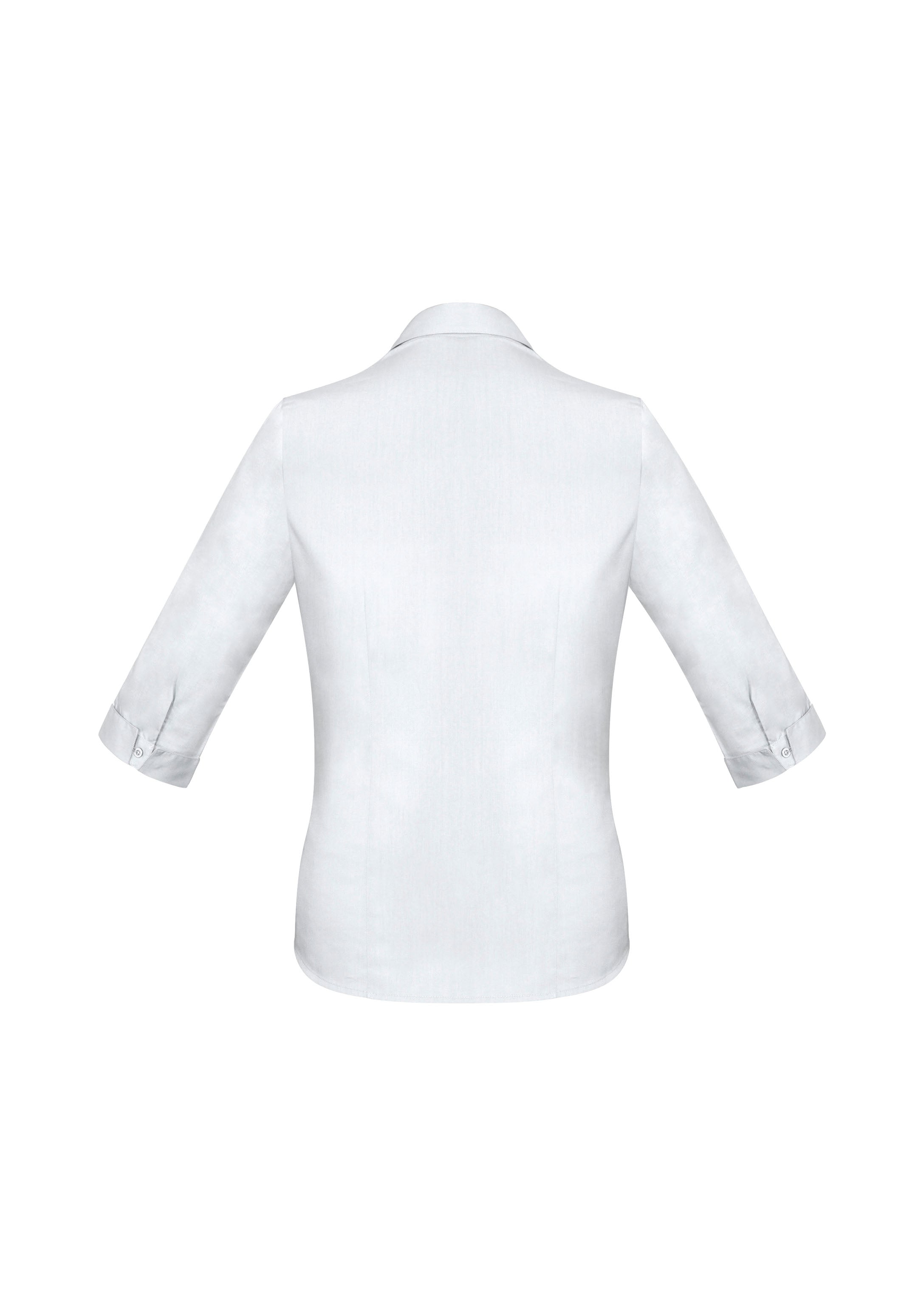 Monaco Womens 3/4 Sleeve Shirt White back view
