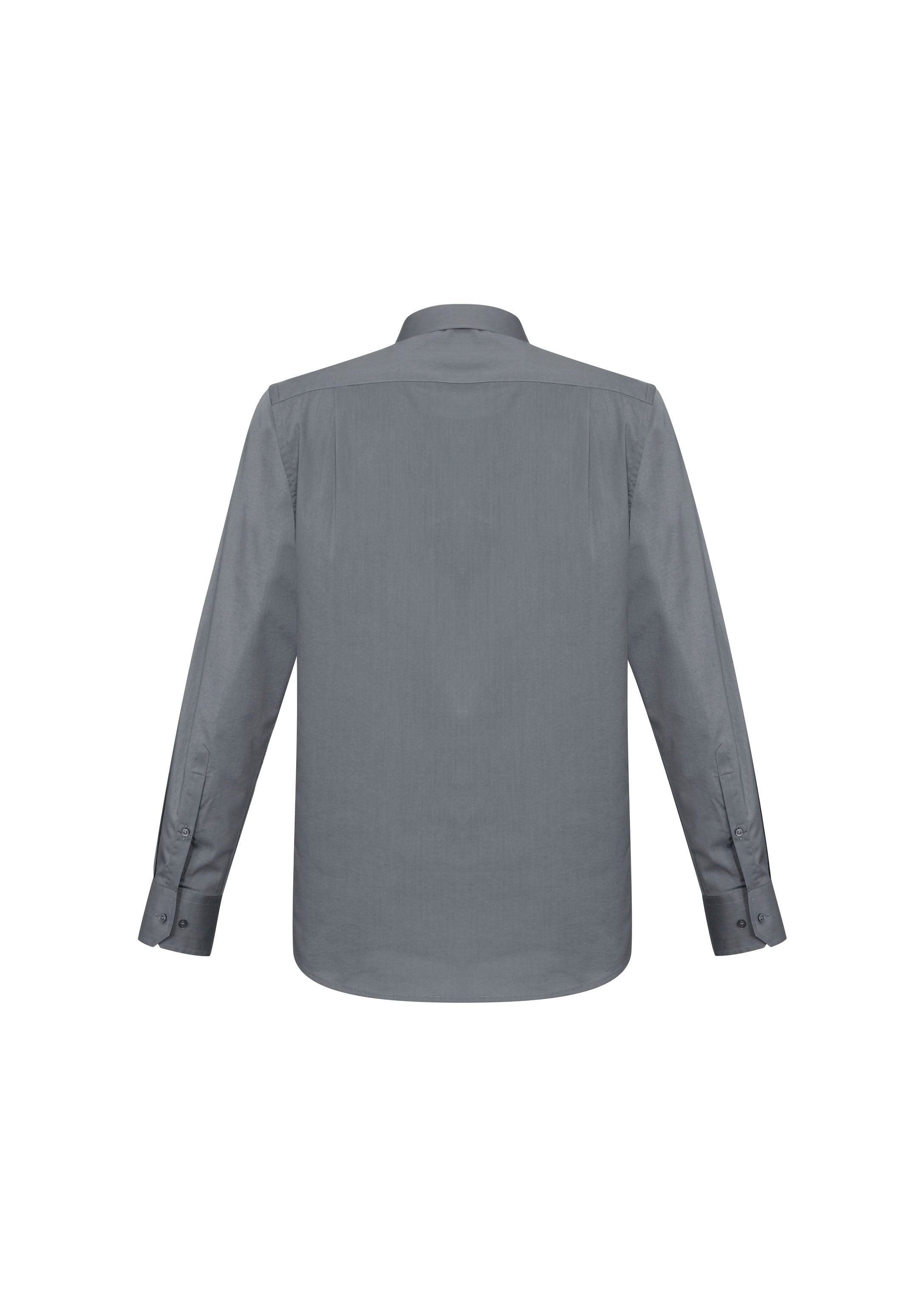 Monaco Mens Long Sleeve Shirt Platinum back view